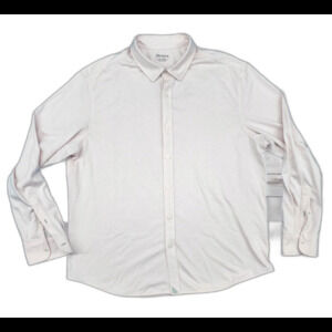 UNTUCKit Men's Light Pink Dress Shirt 100% Cotton SIze 2XL